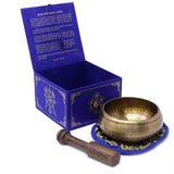 Singing Bowl Set - Medicine Buddha-Tibetan Singing Bowl-Serenity Gifts