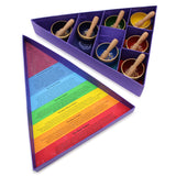 Chakra Pyramid Singing Bowl Gift Set-Chakra Gifts-Serenity Gifts