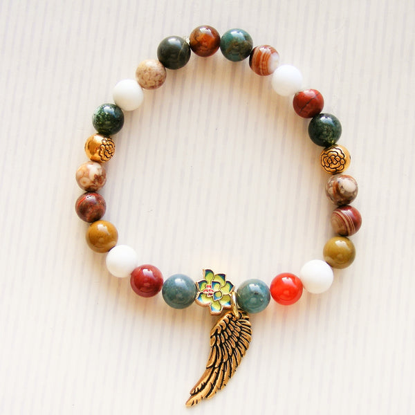 Christian Bracelet - Angel Wing-Jewellery-Serenity Gifts