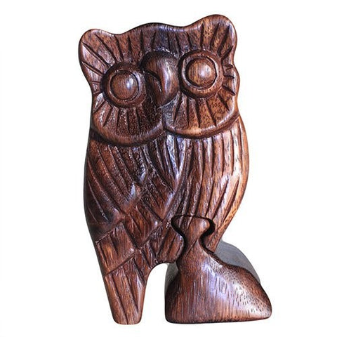 Bali Puzzle Box -Owl-Bali Magic Box-Serenity Gifts