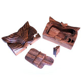 Bali Puzzle Box - Whale Tail-Fin-Bali Magic Box-Serenity Gifts