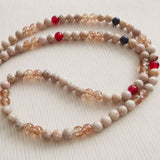 Handmade Mala Beads - Fossil Crinoid-Mala Beads-Serenity Gifts
