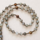 Handmade Corded Rosary - Labradorite-Rosary Beads-Serenity Gifts