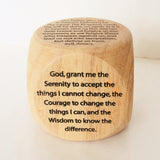 Wooden Prayer Cube - 6 Prayers - Large Version-Prayer Cube-Serenity Gifts