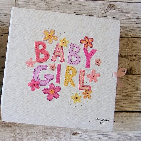 Baby Girl Keepsake Box-Baptism & Christening-Serenity Gifts
