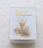 First Holy Communion Gift - Crystal Glass Rosary in Case-Holy Communion-Serenity Gifts