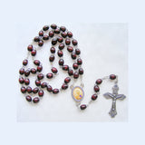 First Holy Communion Gift - Brown Wood Rosary Gift Set-Holy Communion-Serenity Gifts
