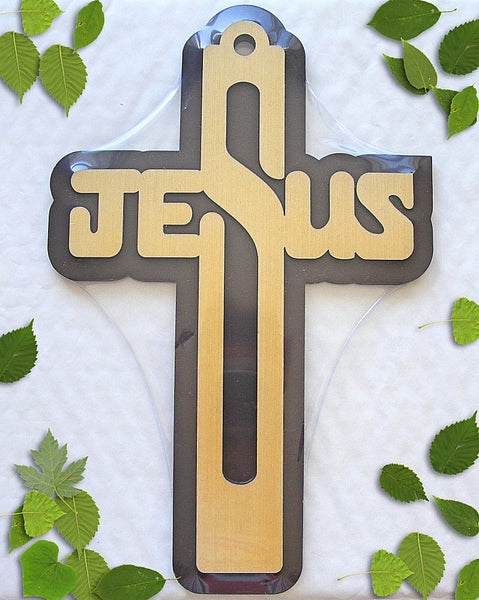 Jesus Cross Wall Plaque-wall cross-Serenity Gifts