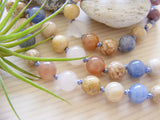 Handmade Knotted Rosary - Blue Aventurine-Jewellery-Serenity Gifts