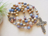 Handmade Knotted Rosary - Blue Aventurine-Jewellery-Serenity Gifts