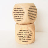 Wooden Prayer Cube - 6 Prayers - Large Version-Prayer Cube-Serenity Gifts