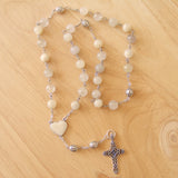 Handmade Anglican Chain Link Rosary - Mother of Pearl-Rosary Beads-Serenity Gifts