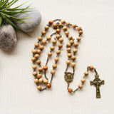 Handmade Chain Link Rosary - Olive Wood-Jewellery-Serenity Gifts