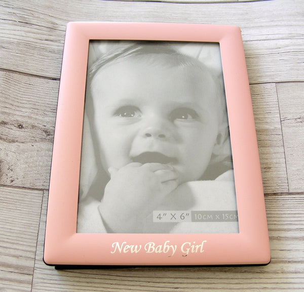 Baby Girl Photo Frame - Pink-Baptism & Christening-Serenity Gifts