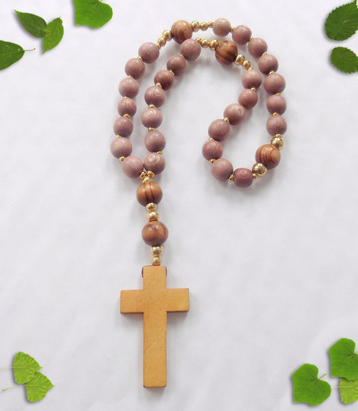 Handmade Anglican Rosary - Rosewood-Jewellery-Serenity Gifts