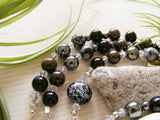 Handmade Rosary - Snowflake Obsidian-Rosary Beads-Serenity Gifts