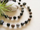 Handmade Rosary - Snowflake Obsidian-Rosary Beads-Serenity Gifts