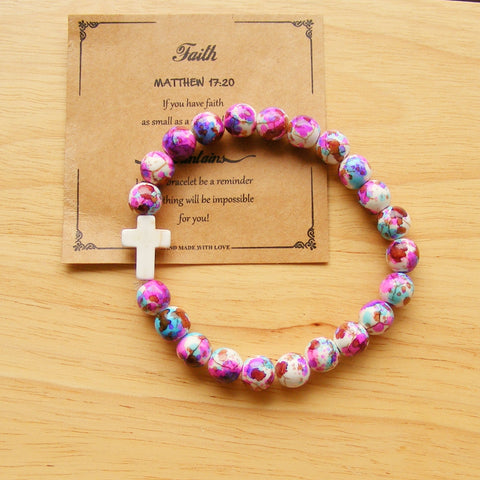 Chrisitan Bracelet - Faith-Stretch Bracelet-Serenity Gifts