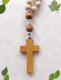 Handmade Anglican Rosary - Natural Wood-Rosary Beads-Serenity Gifts
