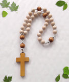 Handmade Anglican Rosary - Natural Wood-Rosary Beads-Serenity Gifts
