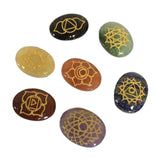 Oval Stones Chakra Set-Chakra Gifts-Serenity Gifts