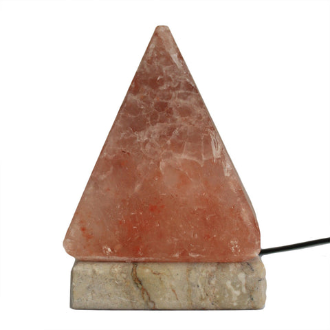 Himalayan Crystal Salt Lamp - Small Pyramid-Salt Lamp-Serenity Gifts
