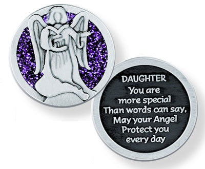 Glitter Pocket Token - Daughter-Pocket Token-Serenity Gifts