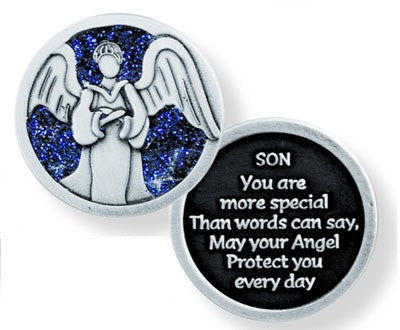 Glitter Pocket Token - Son-Pocket Token-Serenity Gifts