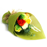 Green and Cream Flower Bath Standing Bouquet-Bath Bomb-Serenity Gifts