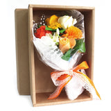 Orange Flower Bath Bouquet in Box-Bath Bomb-Serenity Gifts