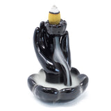 Lotus in Hand Backflow Incense Burner - Small-Incense-Serenity Gifts