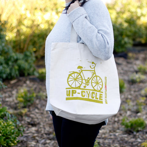 2 x Cotton Shopper Bag - Up Cycle - Assorted-Bag-Serenity Gifts