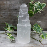 Selenite Mountain Tower 15cm-Crystal Gemstone-Serenity Gifts