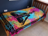 Cotton Bed Throw / Wall Hanging - Chakra - Single-Chakra Gifts-Serenity Gifts