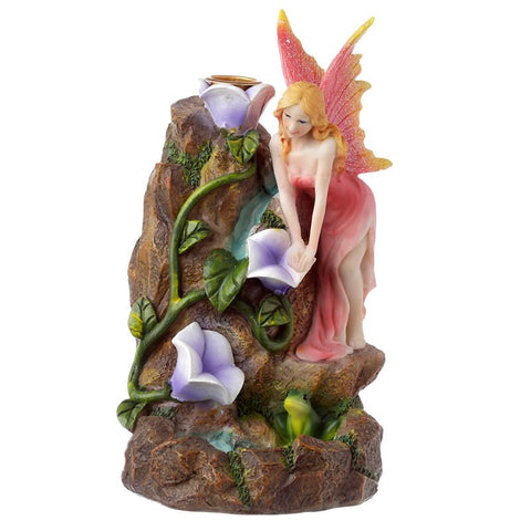 Flower Fairy Garden Waterfall Backflow Incense Burner-Incense-Serenity Gifts