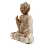 Buddha Statue Whitewash - Teaching Transmission-Figurine-Serenity Gifts