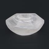 Selenite Hexagon Bowl - 10cm-Crystal Gemstone-Serenity Gifts