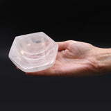Selenite Hexagon Bowl - 10cm-Crystal Gemstone-Serenity Gifts