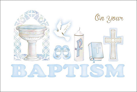 Greeting Card Baptism - Boy-Baptism & Christening-Serenity Gifts