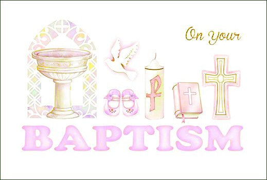 Greeting Card Baptism - Girl-Baptism & Christening-Serenity Gifts