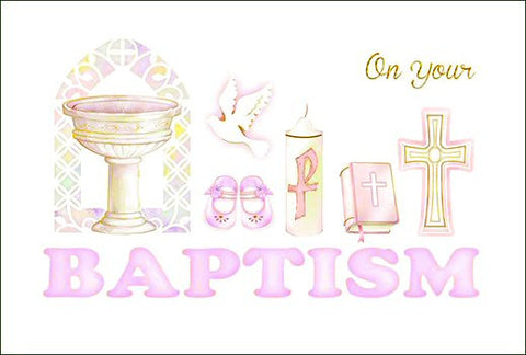 Greeting Card Baptism - Girl-Baptism & Christening-Serenity Gifts