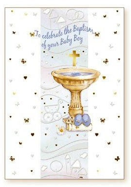Christening sales greeting cards