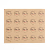 20 x Especially For You Thank You - Brown Stickers-Handmade Stickers-Serenity Gifts