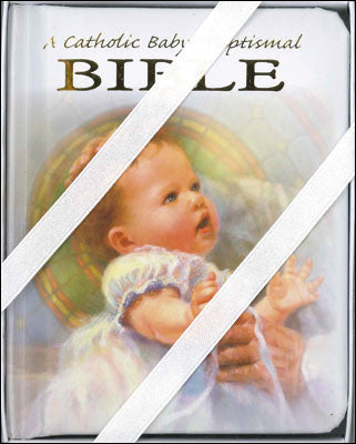 A Catholic Child Baptism Bible White Baby Bible Christening Gift