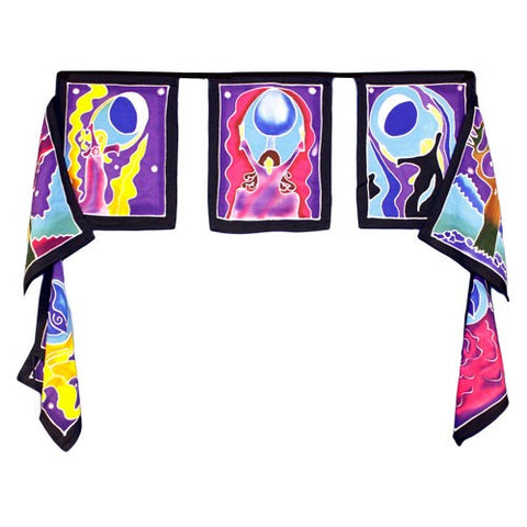 Batik Goddess Flags - Moon Goddess Design-Wall Art-Serenity Gifts