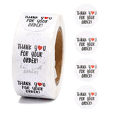 Thank You For Your Order Stickers 1 Inch - Heart-Thank You Stickers-Serenity Gifts