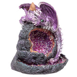 Purple Dragon Backflow Incense Burner with Light-Incense-Serenity Gifts