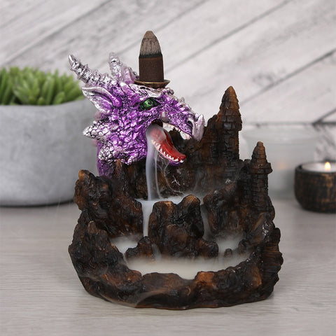 Purple Dragon with Light Backflow Incense Burner-Incense-Serenity Gifts
