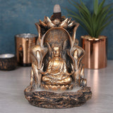 Bronze Buddha Backflow Incense Burner-Incense-Serenity Gifts
