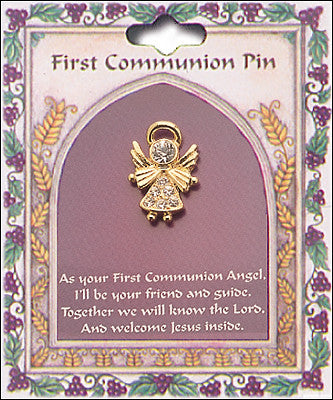 First Holy Communion Pin - Angel-Holy Communion-Serenity Gifts